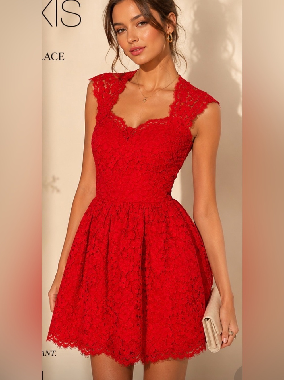 Alexis Full Lace Mini‎ Dress